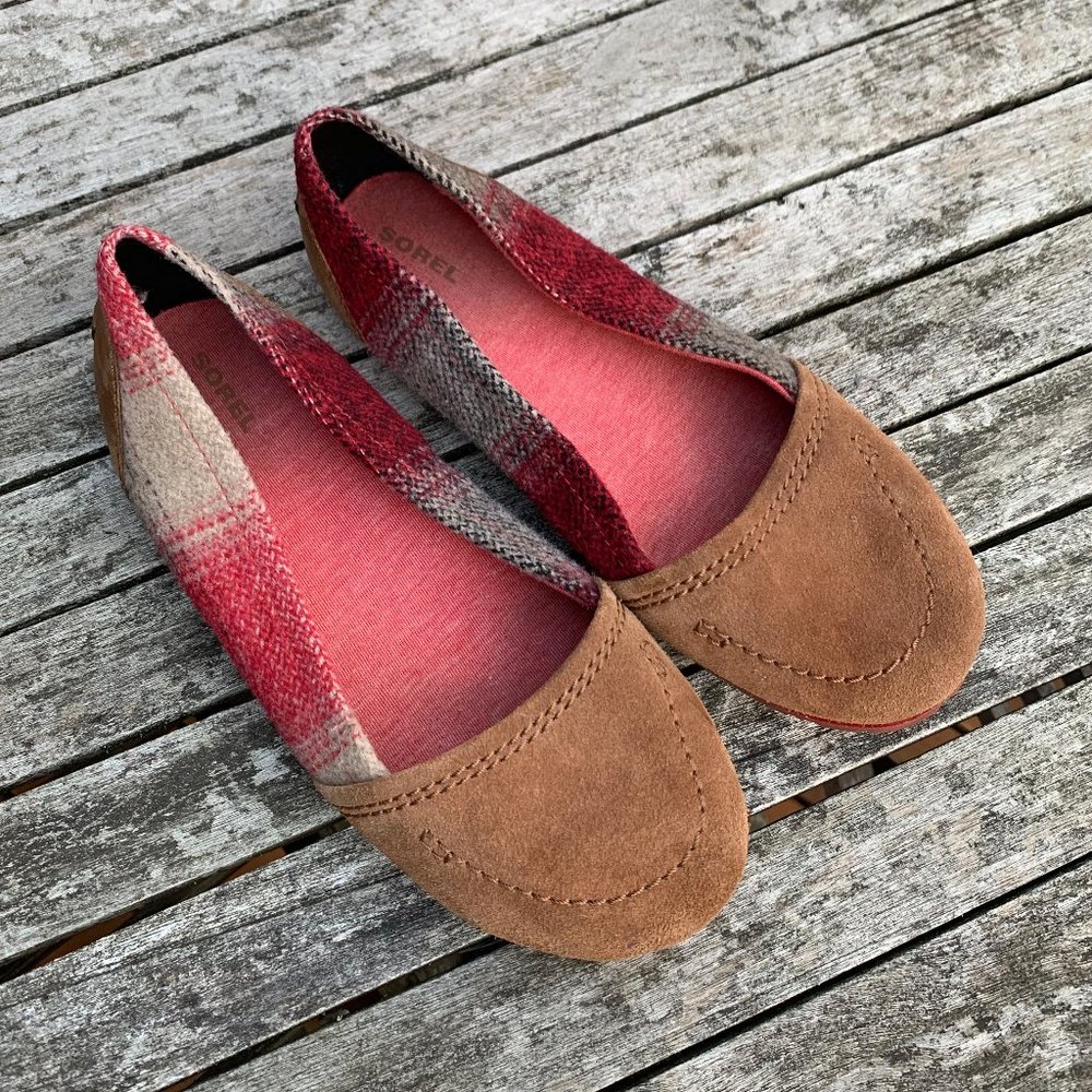 Sorel Yaquine Moc Slip-Ons Women's 9.5